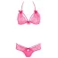 Комплект Cottelli Collection Bra and Briefs 2213079 розовый: бюстгальтер + трусики - Фото №4