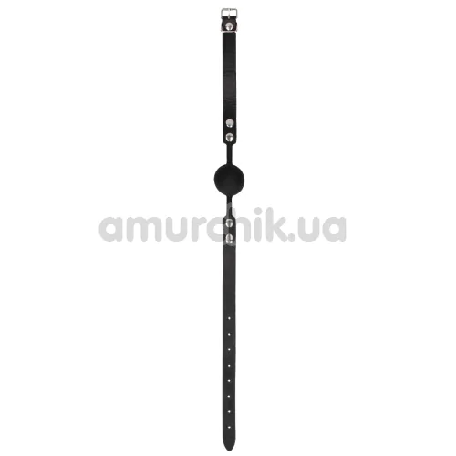 Кляп Ouch! Black & White Silicone Ball Gag, черный