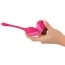 Вагинальные шарики с вибрацией Smile Remote Controlled Love Balls, розовые - Фото №3