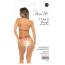 Комплект I Like It Rough 2-Piece Set, бордовий: прикраса для грудей + трусики-стрінги - Фото №4