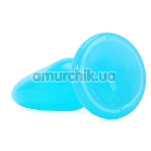 Анальная пробка Firefly Pleasure Plug Small, голубая