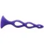 Анальна пробка Booty Call Silicone Triple Probe, фіолетова - Фото №3