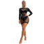 Платье Star Night Shiny Chic Mini Dress, черное - Фото №7