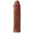 Насадка - подовжувач пеніса Lovetoy Pleasure X-Tender Series LV1051, коричнева - Фото №1