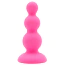 Анальна пробка Alume Triple Bead Anal Plug S, рожева - Фото №1