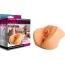 Штучна вагіна і анус з вібрацією Lovetoy Vibrating Cyberskin Pet Pussy DL-68, тілесна - Фото №4
