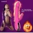 Вибратор с подогревом Leten Automatical Thrusting Vibrator, розовый - Фото №10