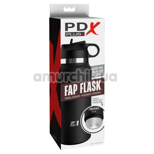 Мастурбатор PDX Plus Fap Flask Thrill Seeker, черный