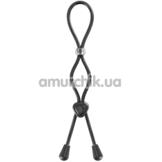 Ерекційне кільце Blue Junker Ajustable Cockring For Penis And Testicle, чорне - Фото №1