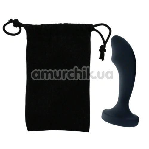 Анальная пробка с красным кристаллом Diamond Anal Trainer Large, черная