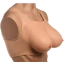 Накладная грудь Master Series Perky Pair D-Cup Silicone Breasts, телесная - Фото №3