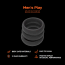 Набір з 3 ерекційних кілець Men's Play Set of 3 Cock Rings B9, чорний - Фото №12