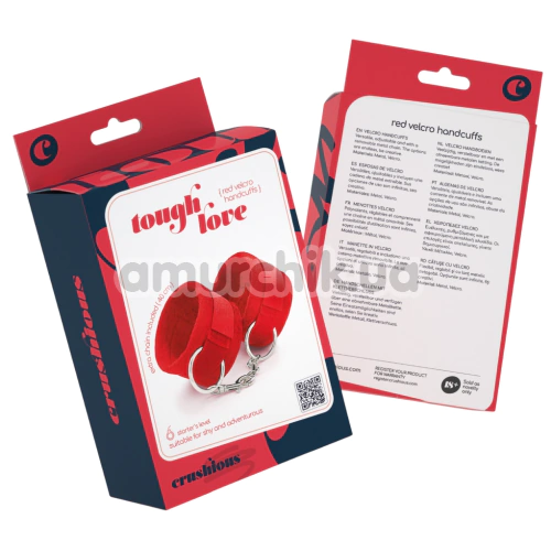 Фиксаторы для рук Crushious Tough Love, красные