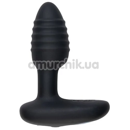 Інтерактивна анальна пробка з вібрацією OhMiBod Lumen, чорна