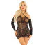 Сукня Leg Avenue Seamless Off The Shoulder Mini Dress, чорна - Фото №1