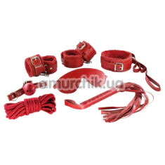 Бондажний набір Crushious Dungeons & Maidens, червоний - Фото №1