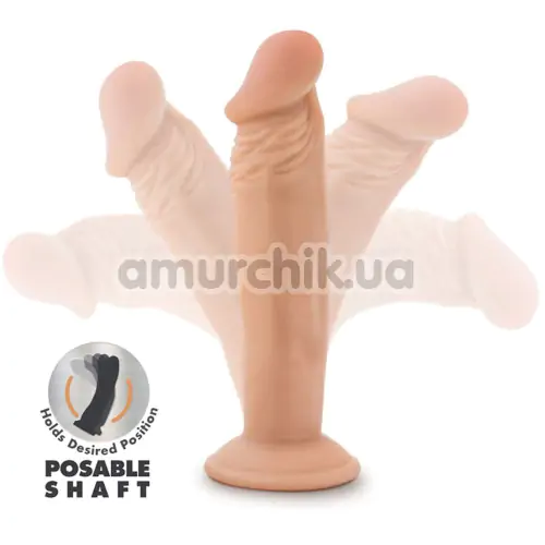 Фаллоимитатор Dr. Skin Posable Shaft 6, телесный