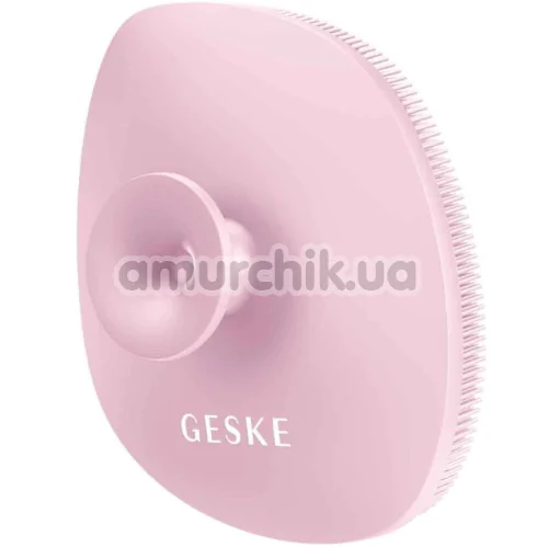 Щетка для лица Geske Facial Brush 4 in 1 Suction Mount, светло-розовая