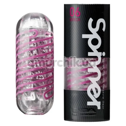 Мастурбатор Tenga Spinner Brick 06, прозрачный