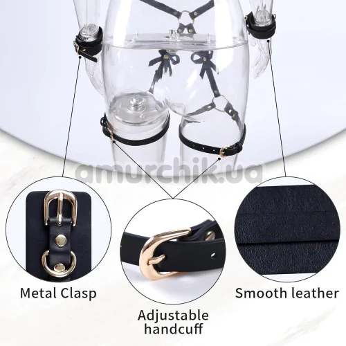 Бондажный набор Lockink Yeahwow Forced Nadu Pose Correction Set, черный