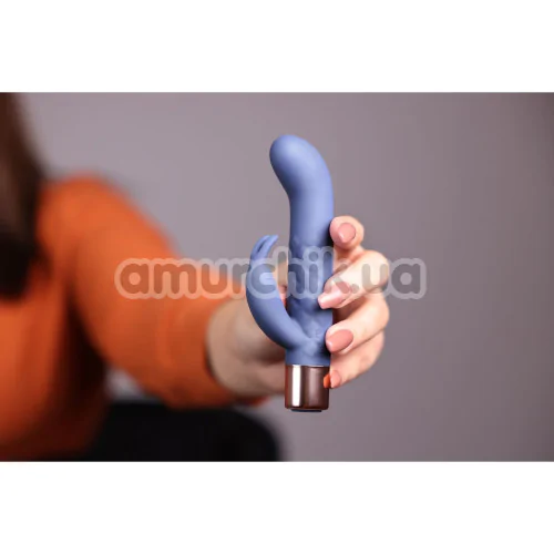 Вібратор Loveline Mini Rabbit Vibrator, синій