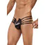 Трусы-стринги мужские Star Night Zipper String Mens Strap Thong, черные - Фото №3