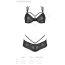 Комплект Passion Free Your Senses Eco Drosera Set, чорний: бюстгальтер + трусики - Фото №5