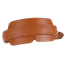 Маска Lockink Luxury Leather Blindfold Kit, коричневая - Фото №4