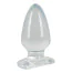 Анальна пробка Crystal Clear Big Plug 12.2, прозора - Фото №2