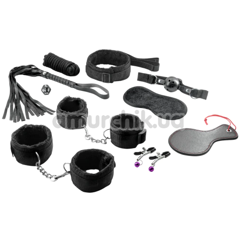 Бондажний набір Crushious Master & Cummander, чорний - Фото №1