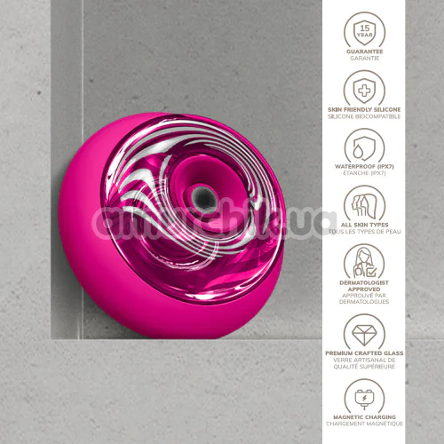 Ультразвуковой массажер для лица и тела Geske Sonic Cool & Warm Face and Body Massager 9 in 1, ярко-розовый
