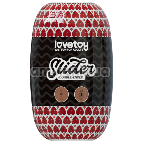 Мастурбатор Lovetoy Slider Double-Ended Masturbator Vagina And Ass, коричневый