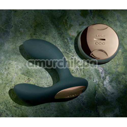 Вибростимулятор простаты для мужчин Lelo Hugo 2 Remote (Лело Хьюго 2 Ремоут), зеленый