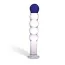 Анальний стимулятор Lithium Blue Glass Anal Beads - Фото №1