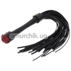Флоггер Taboom Wild Roses Whip, черный - Фото №1
