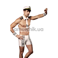 Костюм моряка JSY Seaman білий: шорти + краватка + манжети - Фото №1