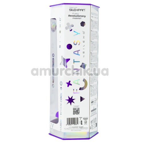 Фаллоимитатор Silexd Liquid Silicone Fantasy Dreamy Size 7, фиолетовый