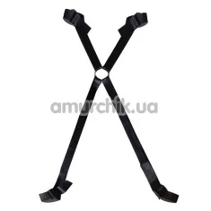Фіксатори для рук та ніг Art of Sex BDSM Crosswise, чорні - Фото №1