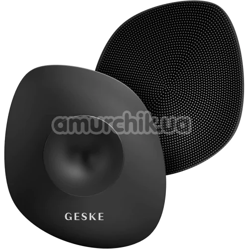 Щітка для тіла Geske Body Brush 4 in 1 Suction Mount, сіра