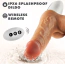 Вибратор с толчками и подогревом Dr. Skin Silicone Dr. Hammer 7, телесный - Фото №19
