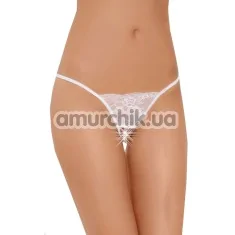 Трусики-стринги String (модель 2322), белые - Фото №1