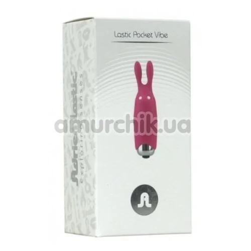 Кліторальний вібратор Adrien Lastic Pocket Vibe Rabbit, рожевий