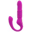 Вибратор клиторальный и для точки G с толчками Javida 3 Function Vibrator, розовый - Фото №3