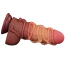 Фалоімітатор Dual-Layered Silicone Nature Cock LV411072, коричневий - Фото №7