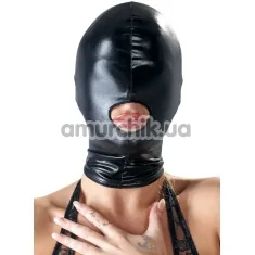 Маска Bad Kitty Naughty Toys Hood Mouth Mask, черная - Фото №1