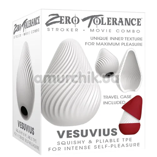 Мастурбатор Zero Tolerance Vesuvius, белый