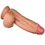 Фаллоимитатор Dual-Layered Silicone Nature Cock LV411014, светло-телесный - Фото №7