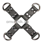 Ремешки для фиксаторов Easy Toys 4-Way Hogtie, черные - Фото №1