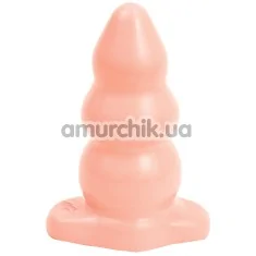 Анальна пробка Tripple Ripple Butt Plug Large, велика - Фото №1