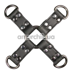 Ремінці для фіксаторів Easy Toys 4-Way Hogtie, чорні - Фото №1